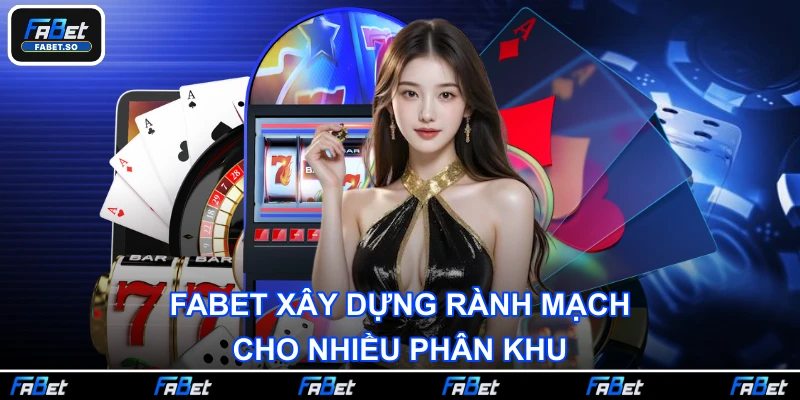 FABET xây dựng rành mạch cho nhiều phân khu